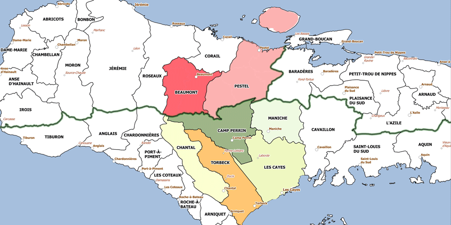 Communes limitrophes de Camp Perrin